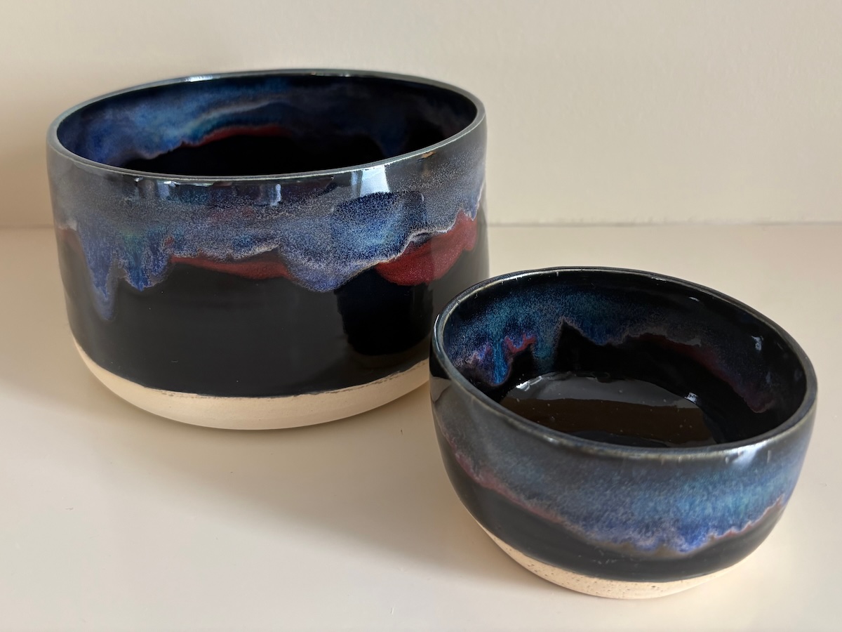 6x4 and 4x2 inch plant pots